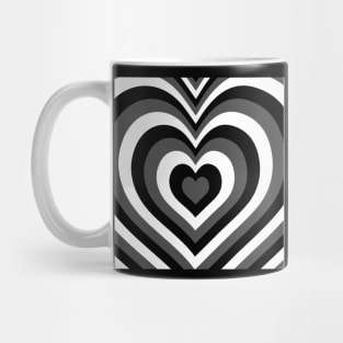 grey heartloop Mug